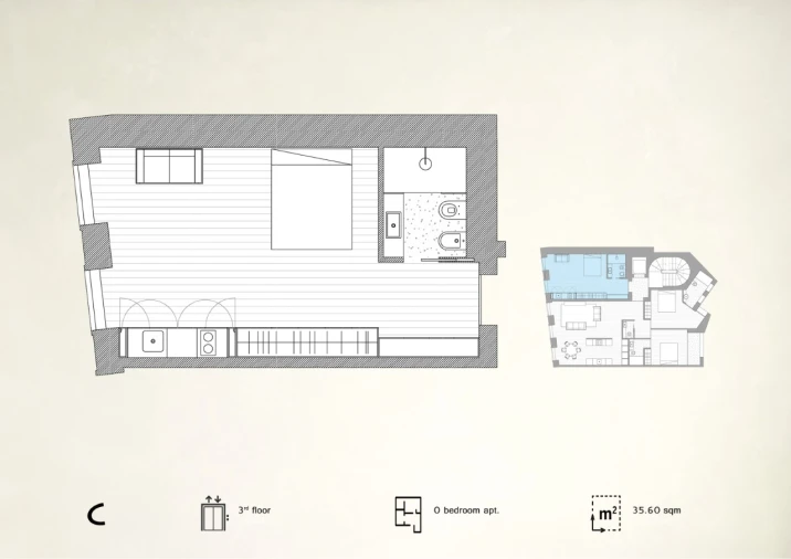 Apartamento para Venda em Cedofeita, Santo Ildefonso, Sé, Miragaia, São Nicolau e Vitória Planta 1