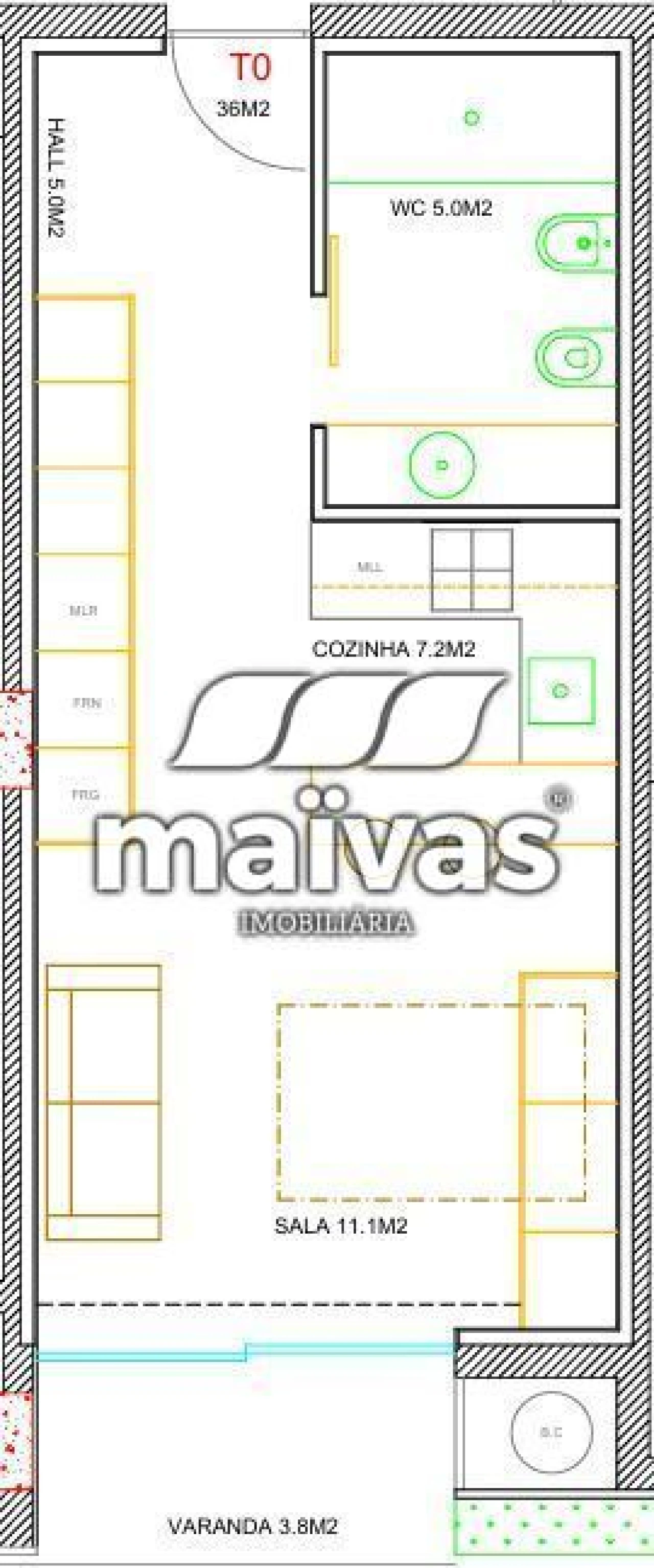 Apartamento T0 para Venda em São Vitor (Braga) Foto 11