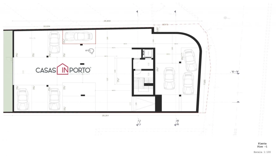 Apartamento T2 para Venda em Paranhos Planta 1