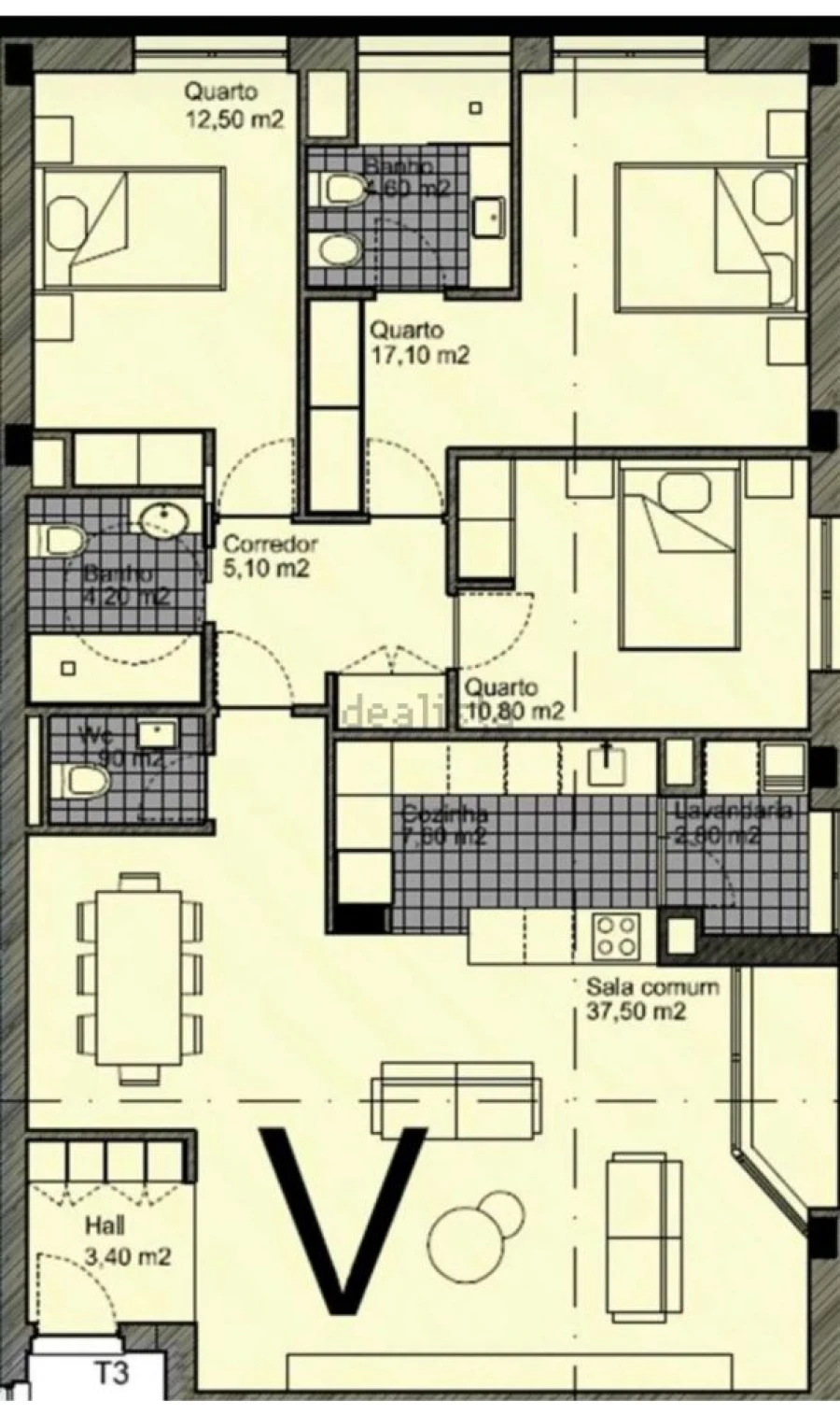 Apartamento T3 para Venda em Ermesinde Foto 14