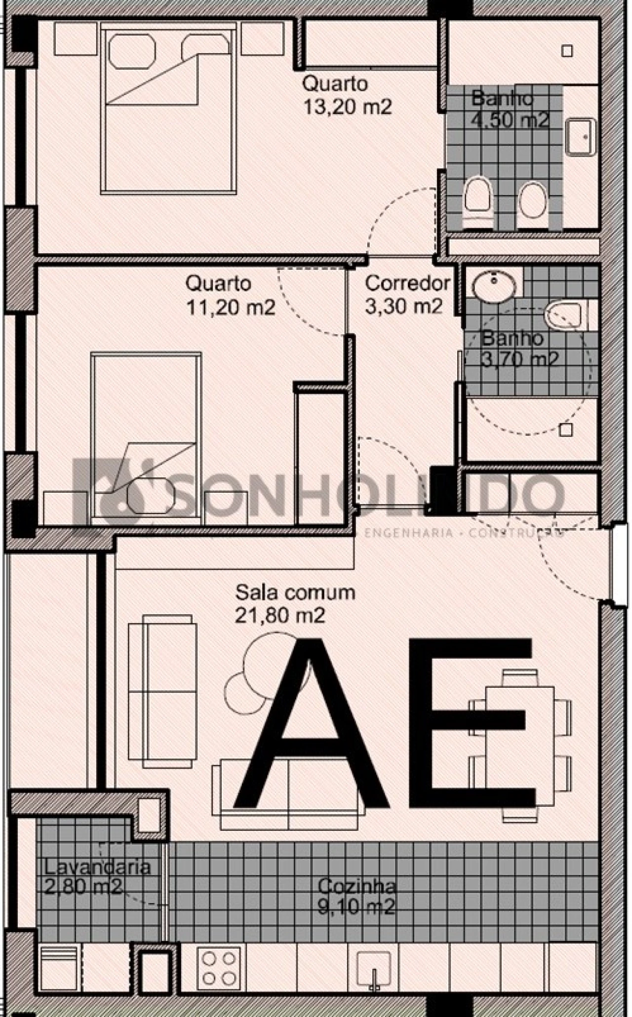 Apartamento T2 para Venda em Ermesinde Foto 10