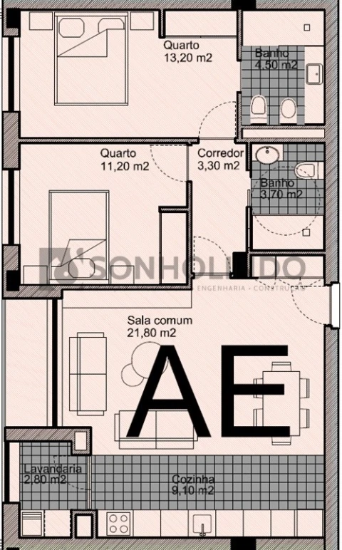 Apartamento T2 para Venda em Ermesinde