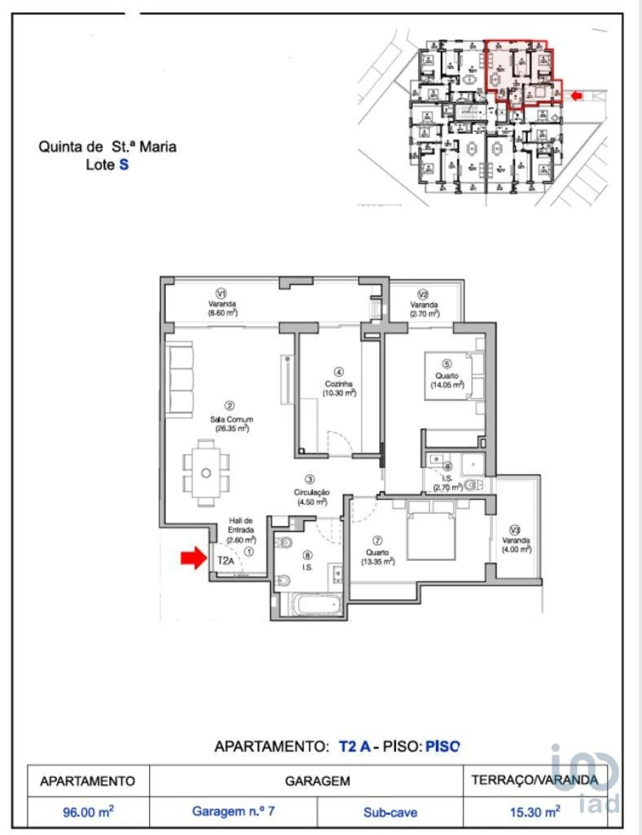 Apartamento T2 para Venda em Tavarede Foto 14