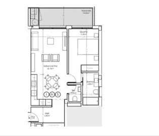 Apartamento T1 para Venda em São Felix da Marinha