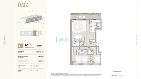 Apartamento T3 para Venda em Lordelo do Ouro e Massarelos