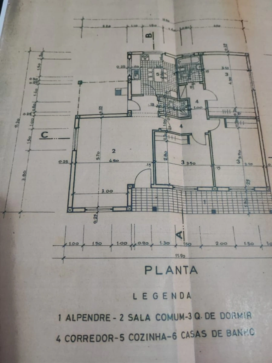 Moradia T3 para Venda em Porto Santo Planta 1
