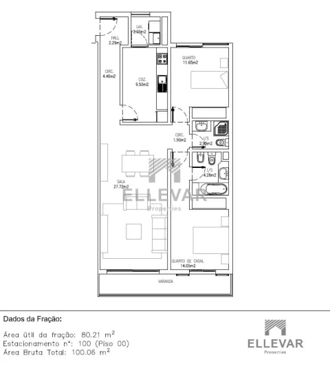 Apartamento T2 para Venda em Caniço