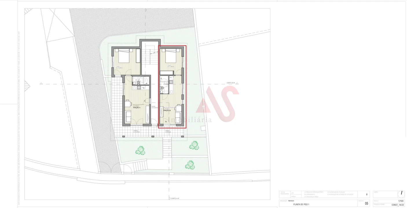 Apartamento T1 para Venda em Fafe Foto 9