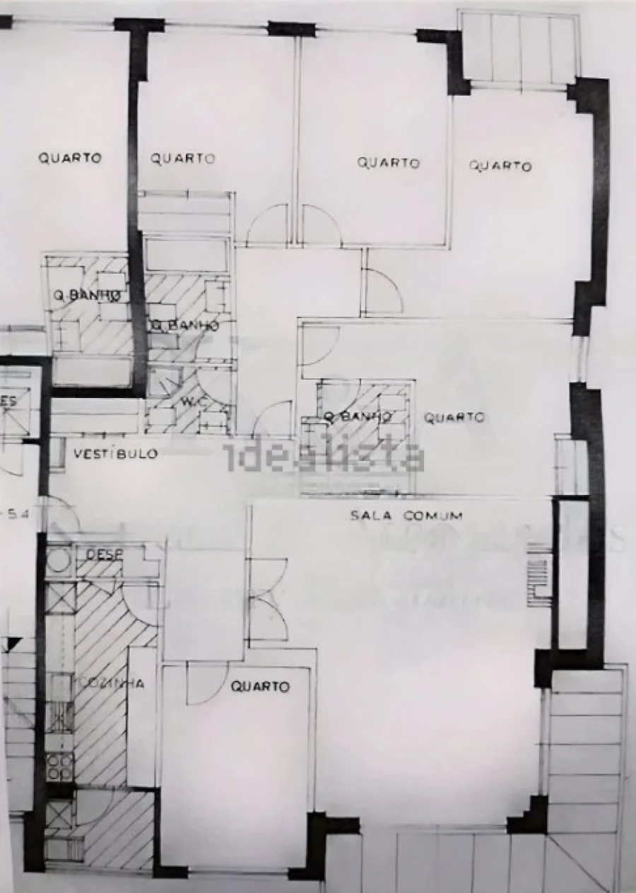 Apartamento T3 para Venda em Aldoar, Foz do Douro e Nevogilde Planta 1
