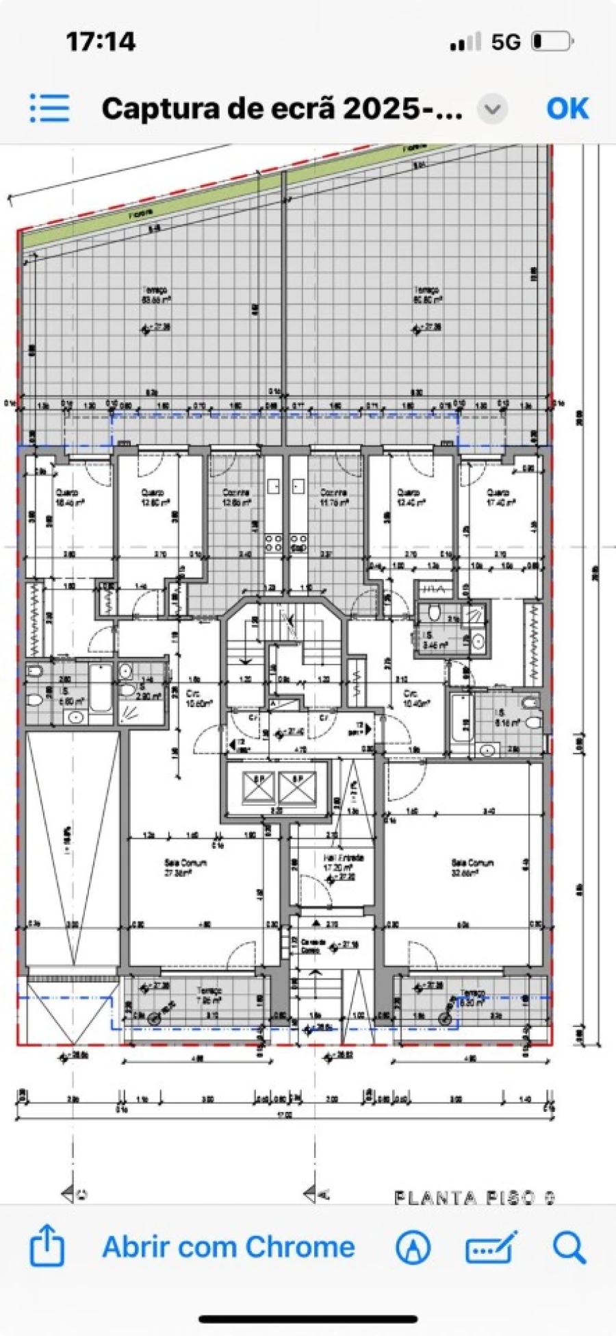 Apartamento T2 para Venda em Carcavelos e Parede Planta 1