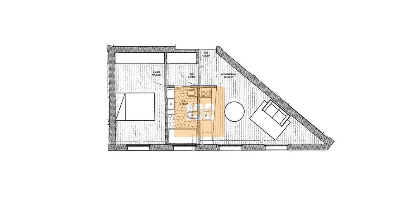 Apartamento T1 para Arrendamento em Cedofeita, Santo Ildefonso, Sé, Miragaia, São Nicolau e Vitória Foto 26