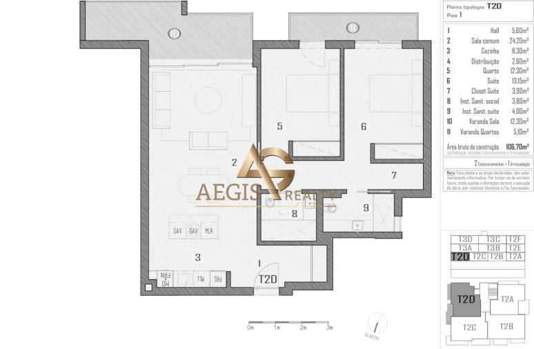 Apartamento T2 para Venda em São Martinho Foto 13