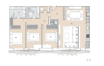 Apartamento T3 para Venda em Paranhos