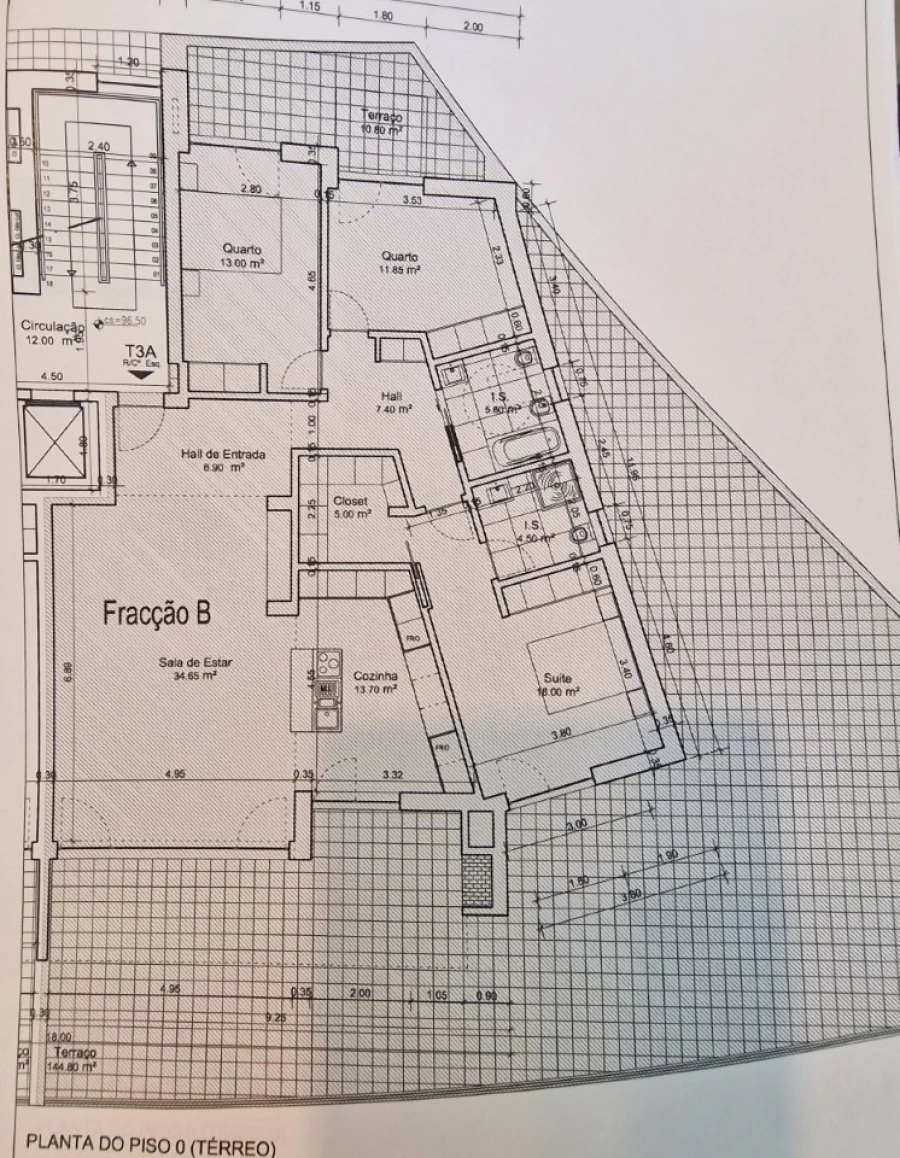 Apartamento T3 para Venda em Ericeira Planta 1