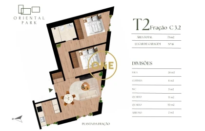 Apartamento T2 para Venda em Campanhã