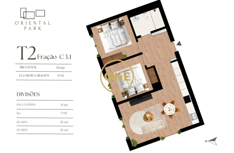Apartamento T2 para Venda em Campanhã Foto 6