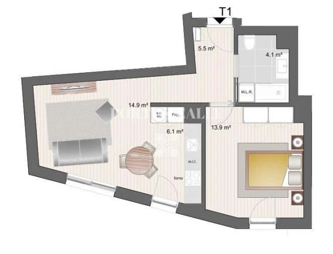 Apartamento T1 para Venda em Paranhos Foto 18