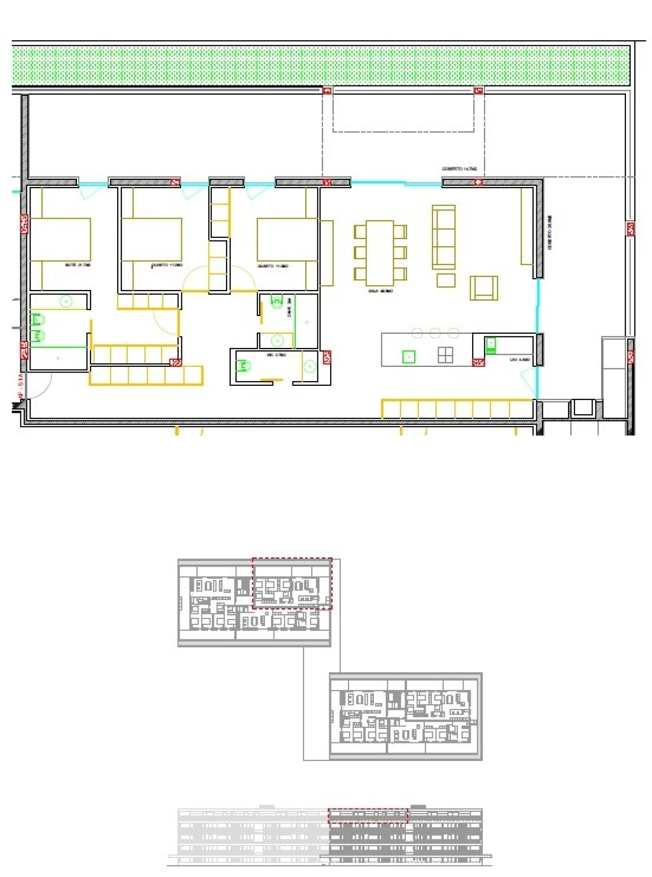 Apartamento T3 para Venda em Ferreiros e Gondizalves Planta 2
