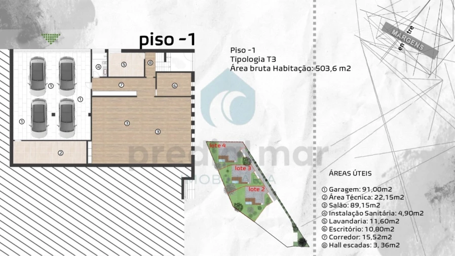Moradia T3 para Venda em Apúlia e Fão Planta 3