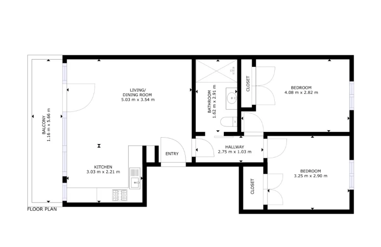 Apartamento T2 para Venda em Caminha (Matriz) e Vilarelho Planta 1