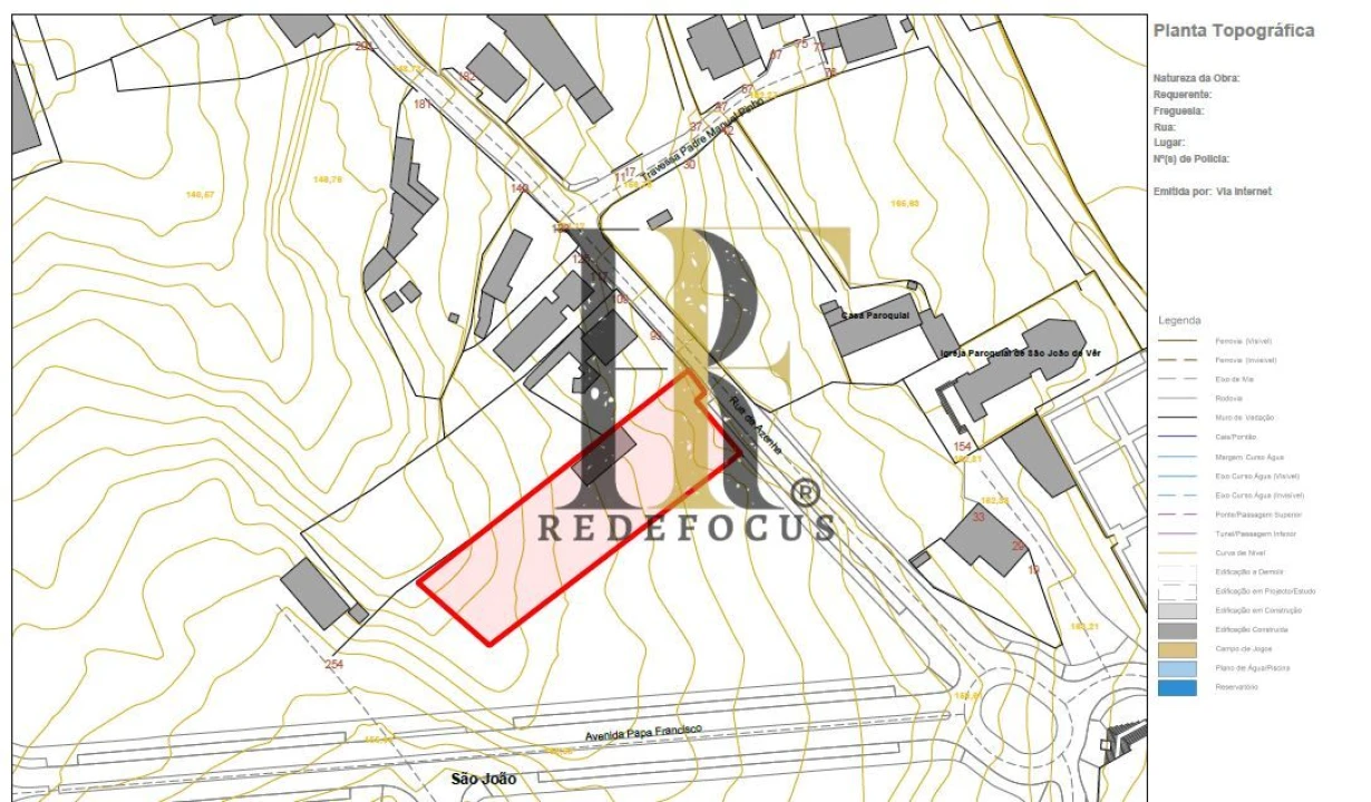 Terreno para Venda em São João de Ver Foto 13
