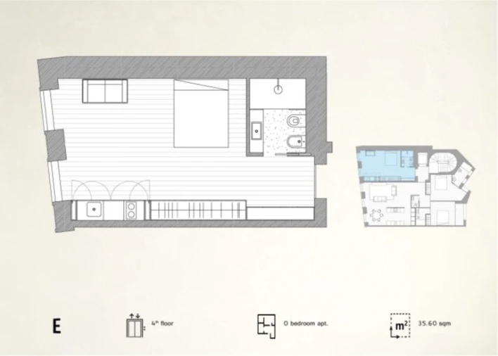 Apartamento T0 para Venda em Cedofeita, Santo Ildefonso, Sé, Miragaia, São Nicolau e Vitória Foto 20