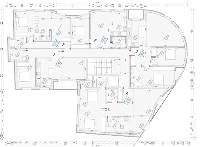 Apartamento T1 para Venda em Santa Clara e Castelo Viegas Planta 1