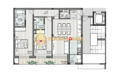 Apartamento T2 para Venda em Aguas Santas