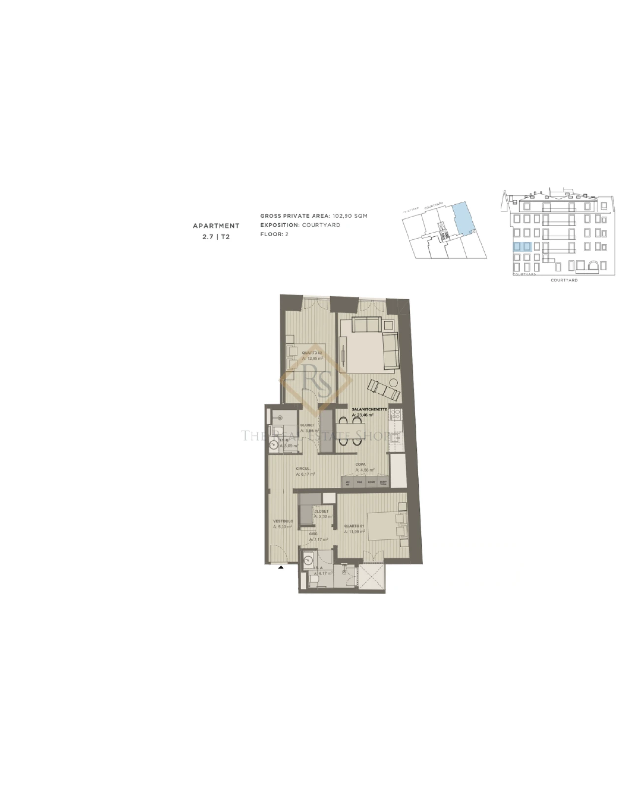 Apartamento T2 para Venda em Estrela Foto 10