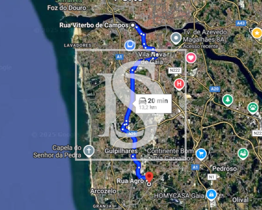 Terreno para Venda em Santa Marinha e São Pedro da Afurada Foto 2