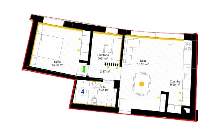 Apartamento T1 para Arrendamento em Esgueira Foto 28