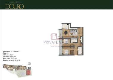 Apartamento T2 para Venda em Lordelo do Ouro e Massarelos