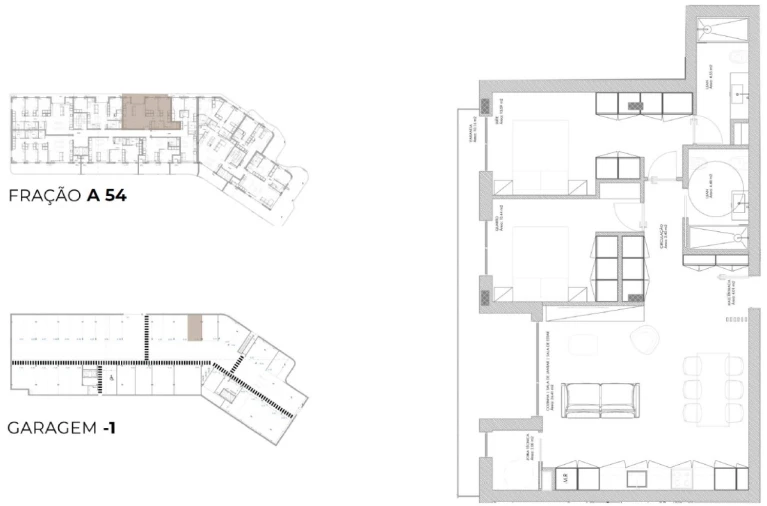 Apartamento T2 para Venda em Oliveira do Douro Planta 1