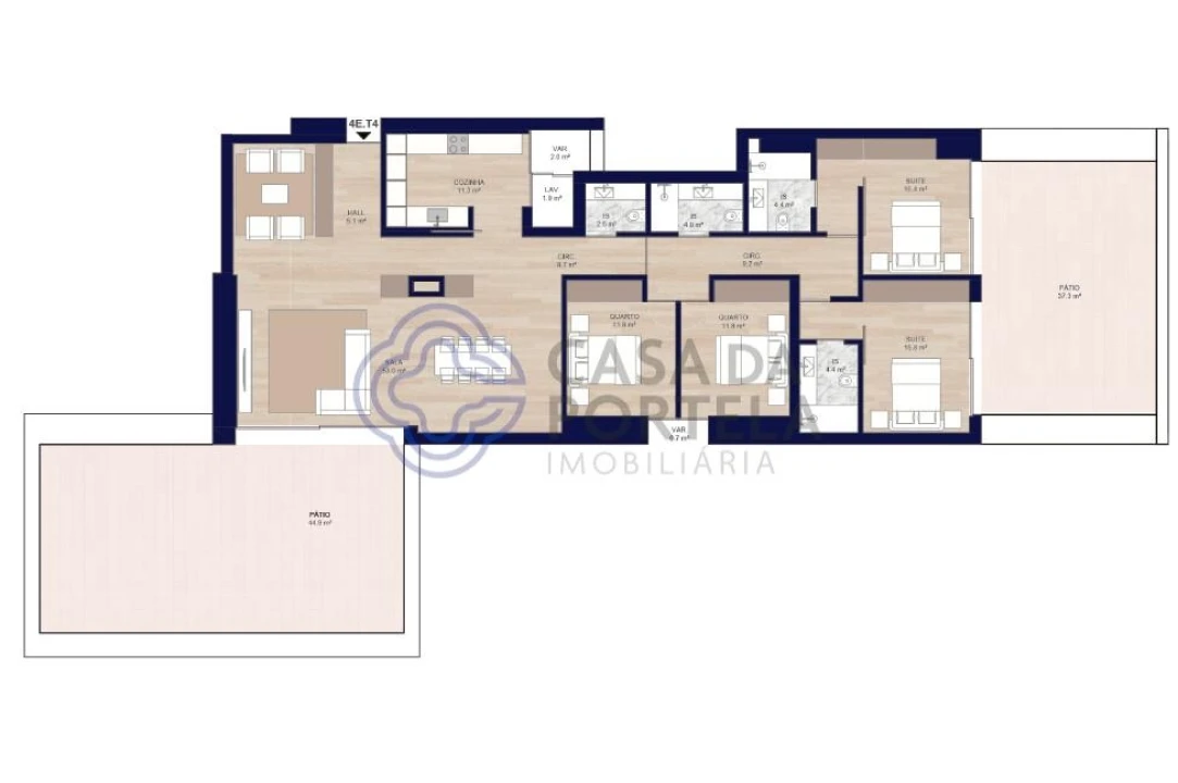 Apartamento T4 para Venda em Matosinhos e Leça da Palmeira Foto 23