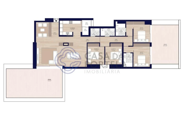 Apartamento T4 para Venda em Matosinhos e Leça da Palmeira Foto 23