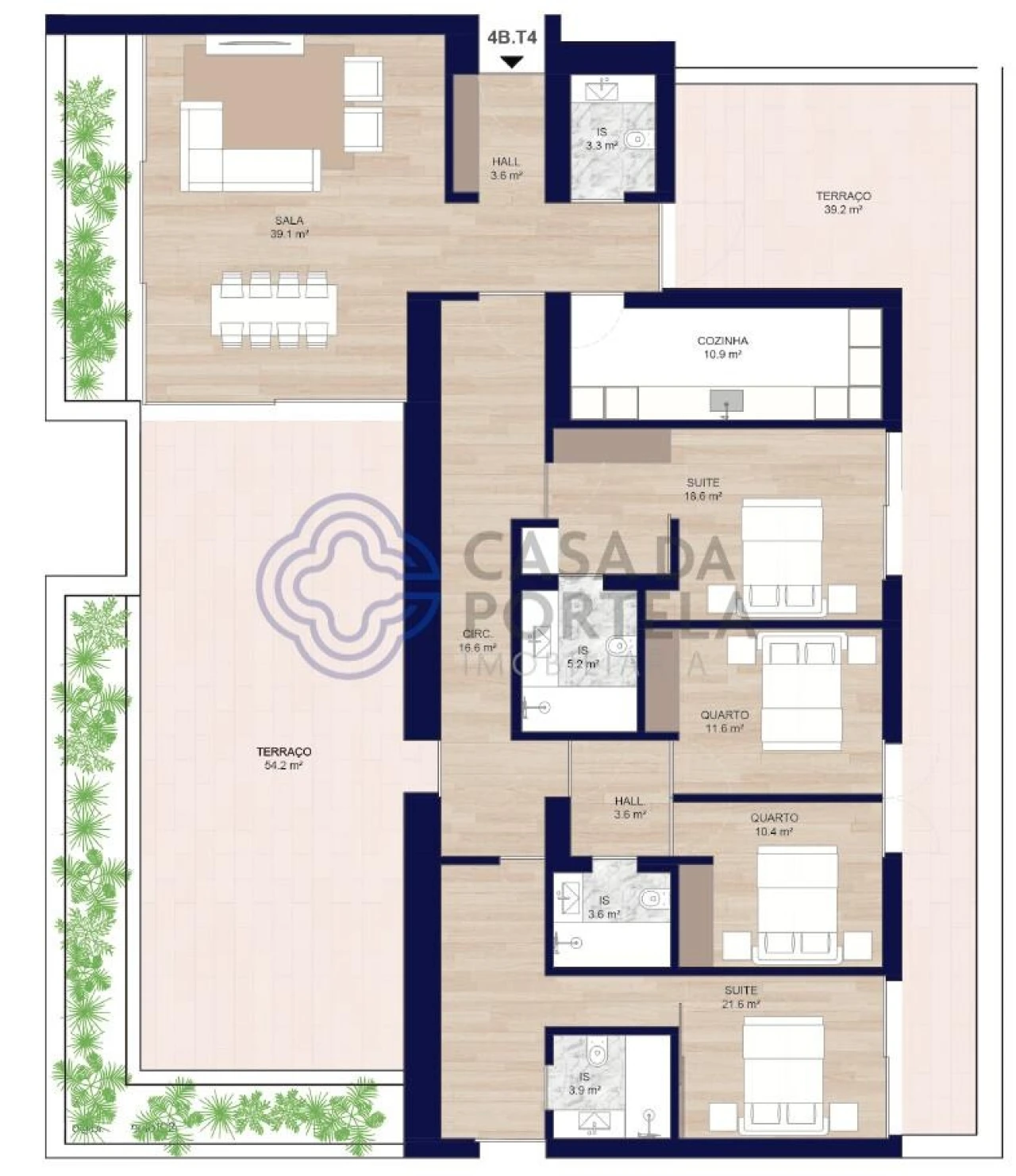 Apartamento T4 para Venda em Matosinhos e Leça da Palmeira Foto 23