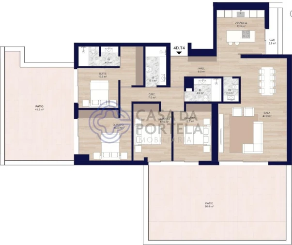 Apartamento T4 para Venda em Matosinhos e Leça da Palmeira Foto 23
