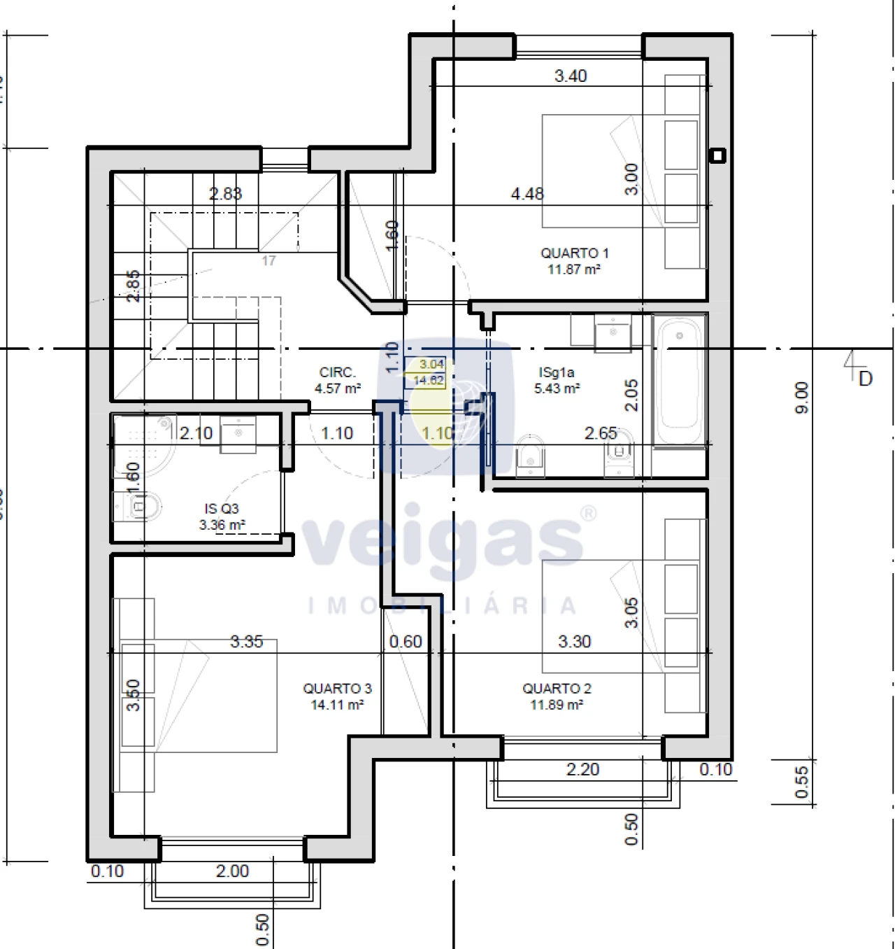 Moradia T3 para Venda em Atouguia da Baleia Foto 16