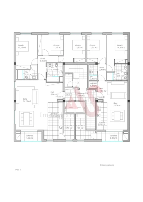 Apartamento T3 para Venda em São Vicente (Braga)