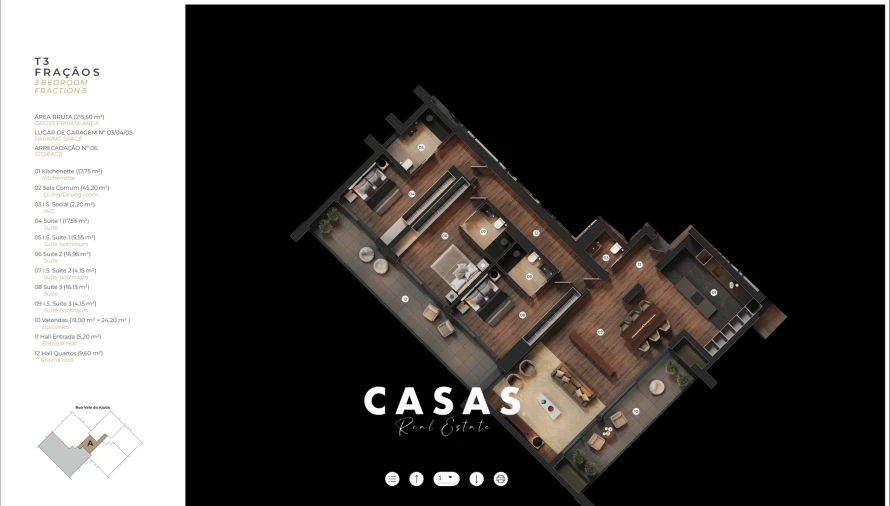 Apartamento T3 para Venda em São Martinho Foto 15