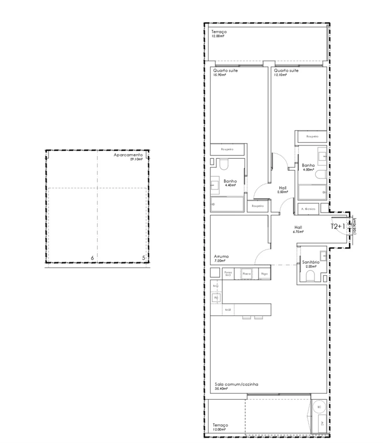 Apartamento T2 para Venda em São João da Madeira Foto 20