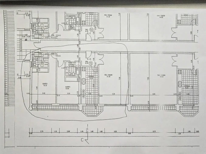 Apartamento T2 para Venda em Cascais e Estoril Planta 1