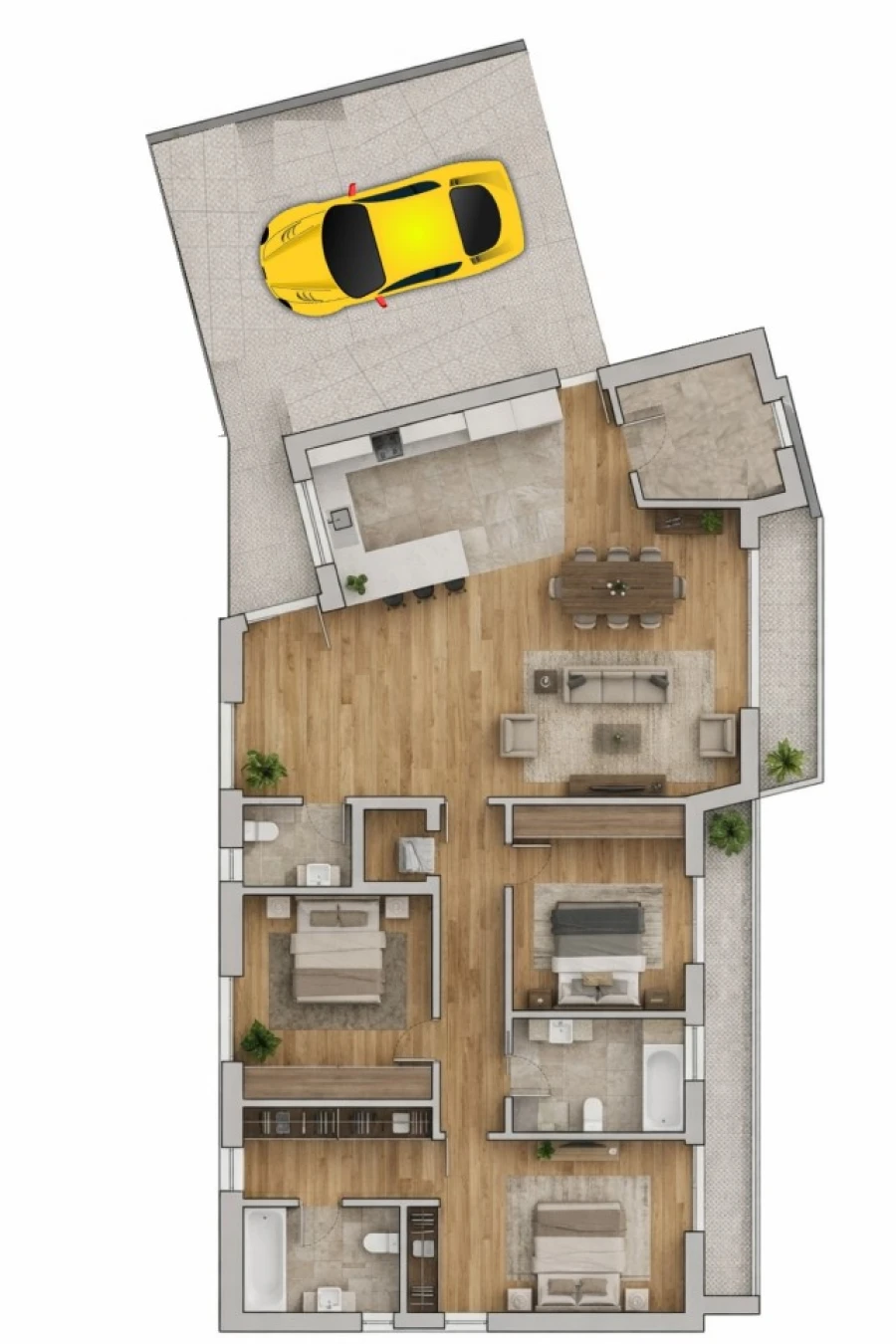 Moradia T3 para Venda em Macinhata do Vouga Planta 1