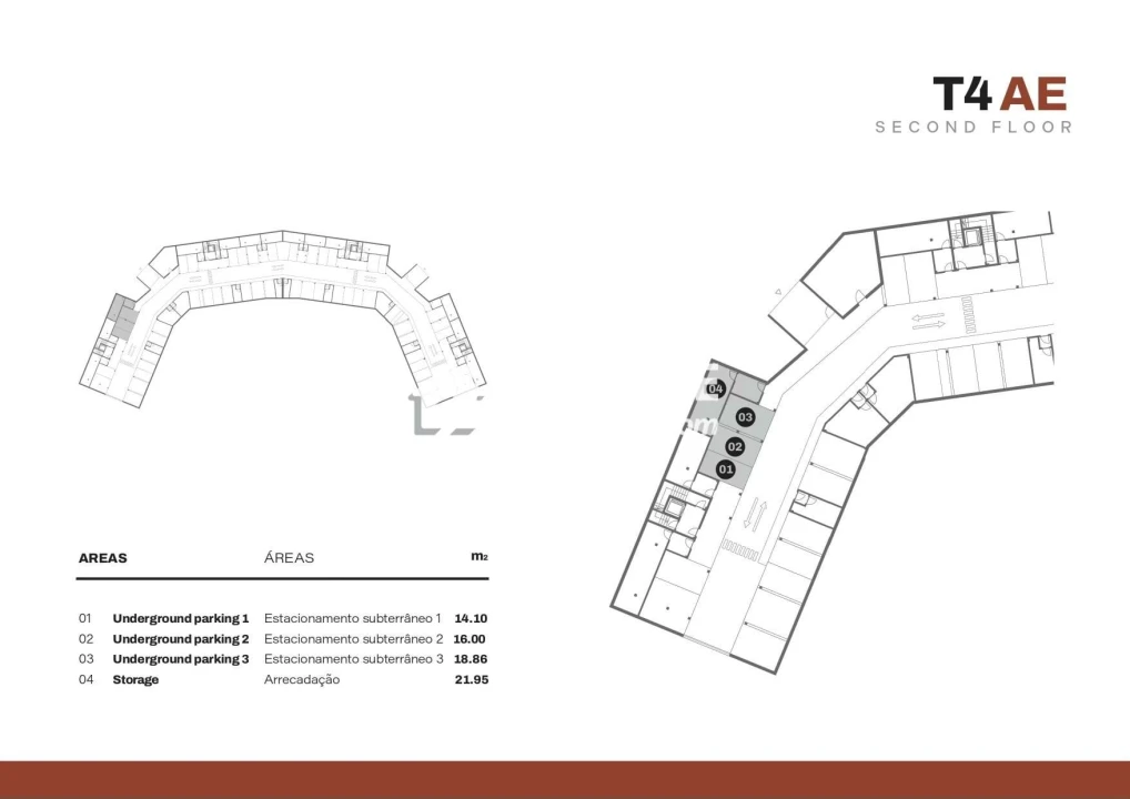 Apartamento T4 para Venda em Quarteira Planta 2