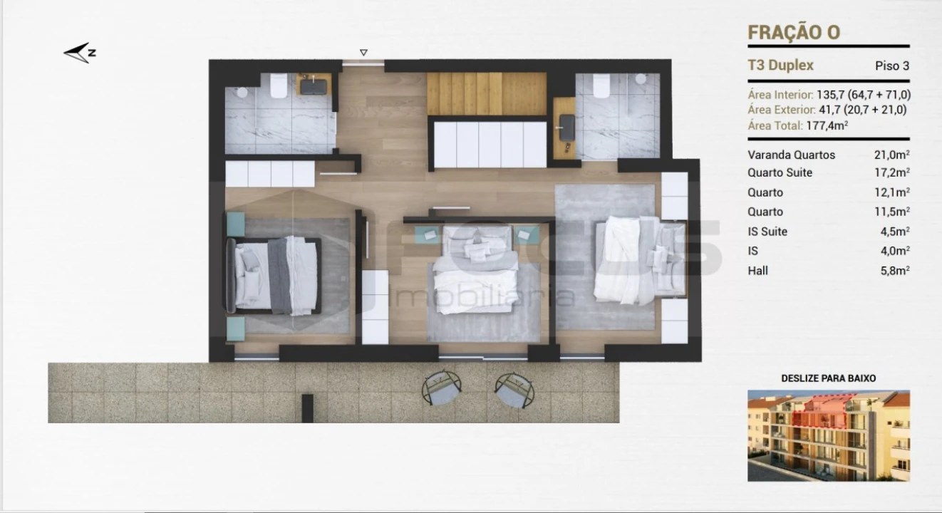 Apartamento T3 para Venda em Gafanha da Nazaré Foto 17