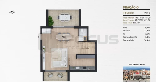Apartamento T3 para Venda em Gafanha da Nazaré