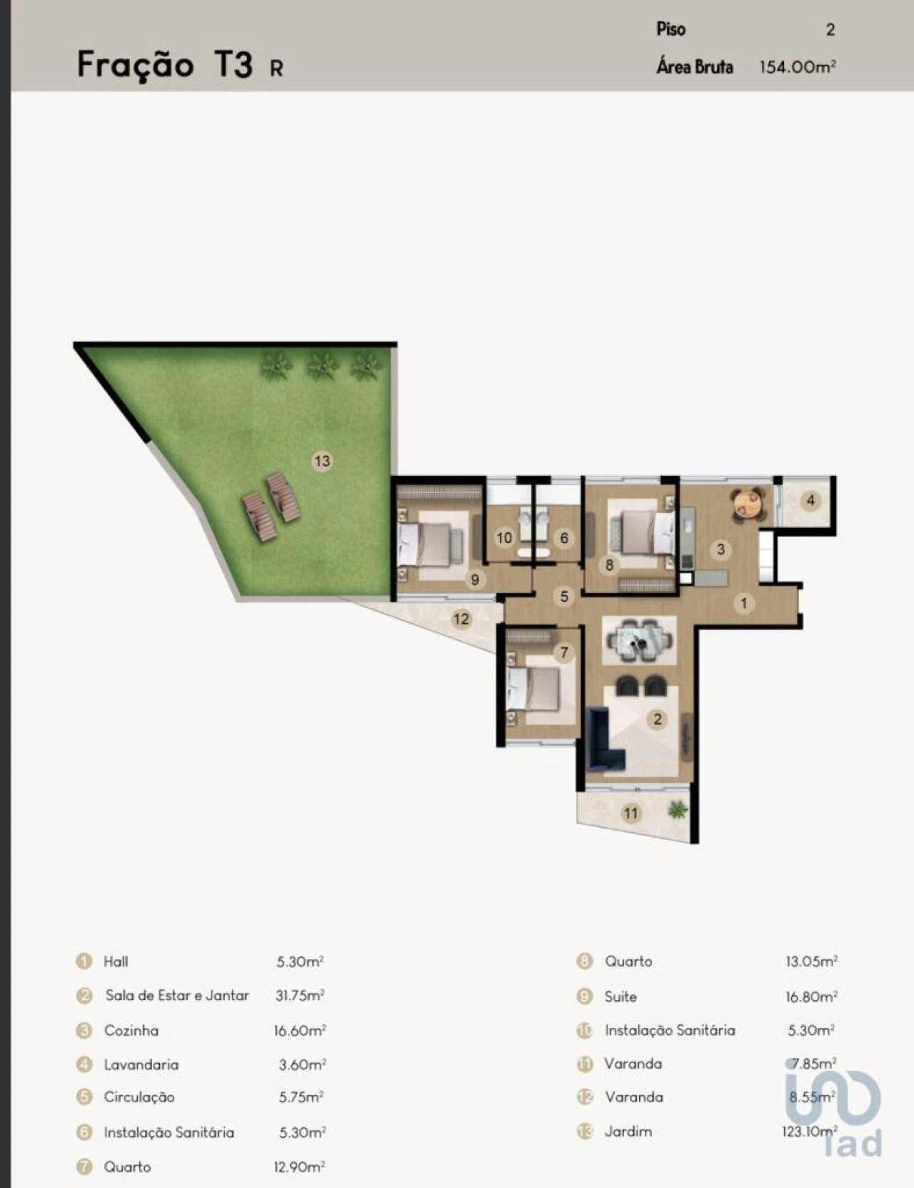 Apartamento T3 para Venda em Camara de Lobos Foto 12