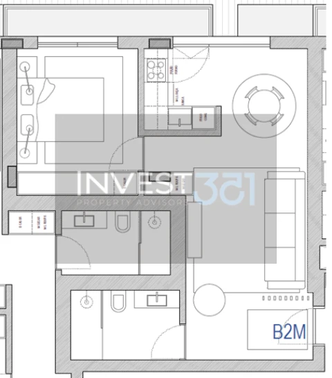 Apartamento T1 para Venda em Paços de Ferreira