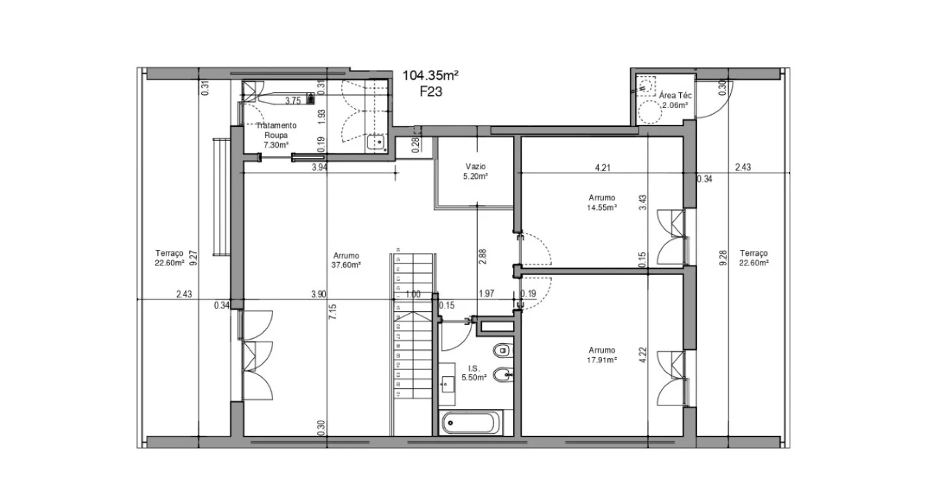 Apartamento T5 para Venda em Amora Planta 2