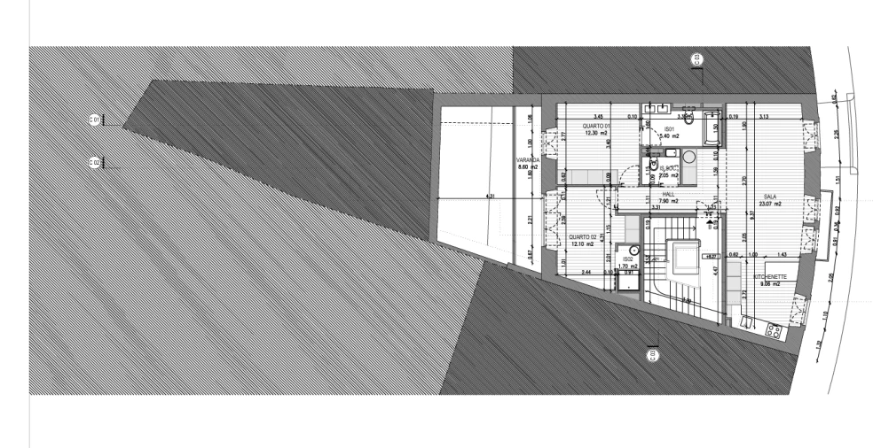 Apartamento T2 para Venda em Arroios Planta 1